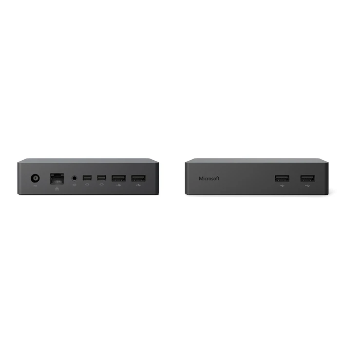 Microsoft Surface Dock 2 USB-A Docking Station με 4K PD Ethernet και σύνδεση 2 Οθονών Μαύρο