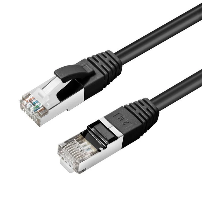 Microconnect S/FTP Cat6a Shielded Ethernet Network Cable 1.5m Black MC-SFTP6A015S