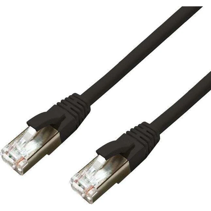Microconnect S/FTP Cat6a Shielded Ethernet Network Cable 1.5m Black MC-SFTP6A015S