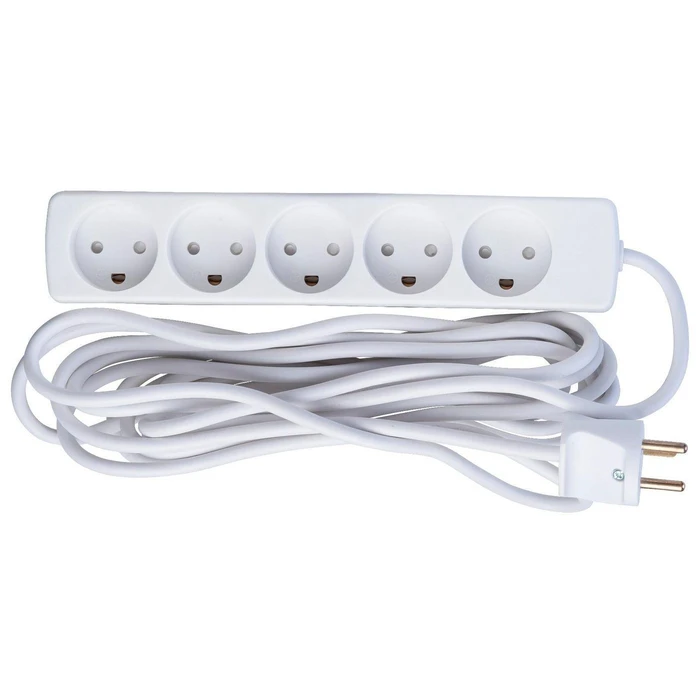 MicroConnect Power Strip 5 Outlets with Switch and 5m Cable