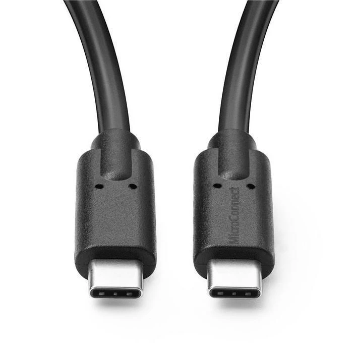 MicroConnect Connectors - Adapters USB 3.2 Cable USB-C male USB-C 100W Black 1.5m