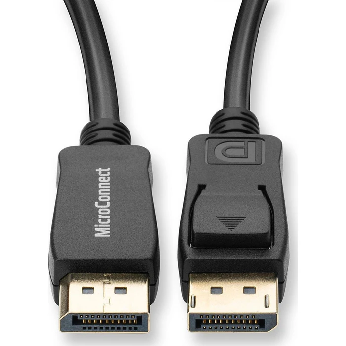 Microconnect MC-DP-MMG-100 DisplayPort to DisplayPort Cable (Male-Male) 1 m Black, DP 1.2, 4K@60Hz