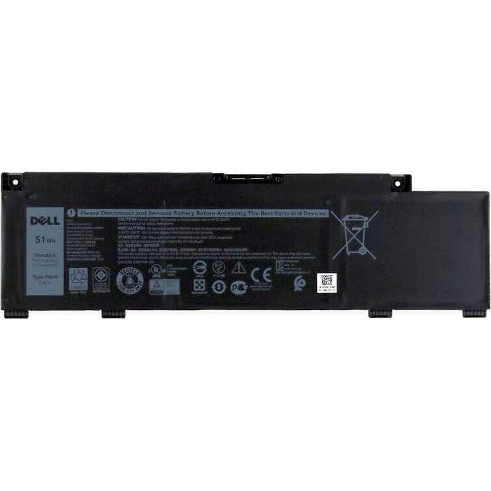Compatible 51Wh 3-cell Lithium-Ion Laptop Battery for Dell Inspiron