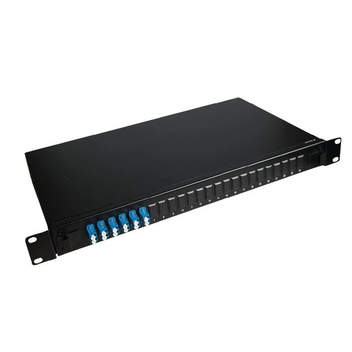 Lanview Optical Patch Panel Rack 1U 19 Black