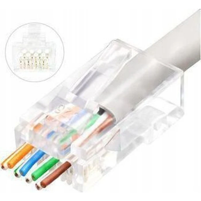Lanview Network Cables RJ 45 Plug 50 pcs