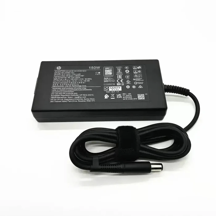 HP Slim AC Adapter Φορτιστής Laptop 150W 19.5V με Αποσπώμενο Καλώδιο L67851-001