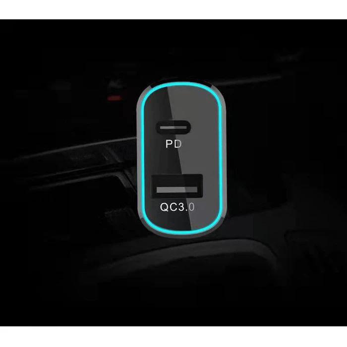 CoreParts Car Charger 78W Fast Charging Black