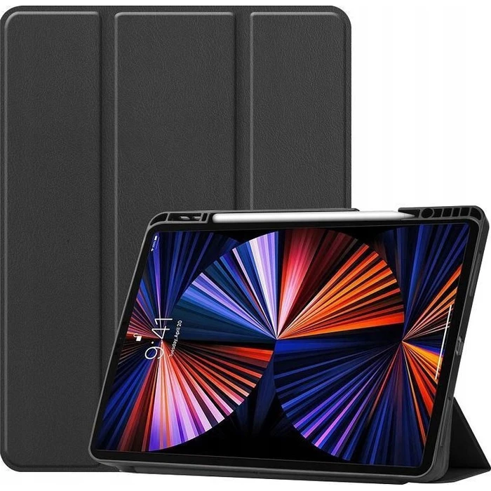CoreParts Flip Cover Μαύρη για iPad Pro 2021 12.9"
