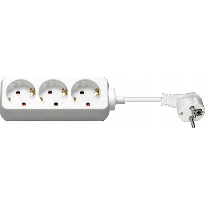 MicroConnect Power Strip 3 Outlets with Switch and 5m Cable