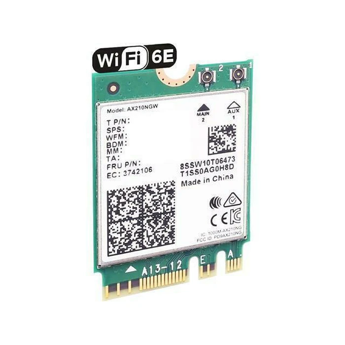 Intel Network Adapter Wi-Fi 6 Bluetooth 5.2 AX210.NGWG