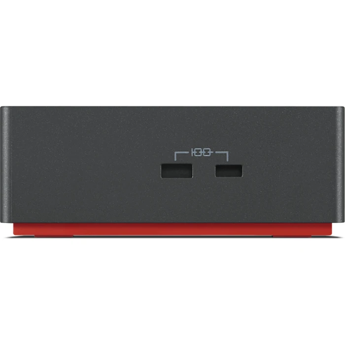 Lenovo ThinkPad USB C Docking Station with HDMI DisplayPort 4K PD Ethernet and 3 Monitor Support Black