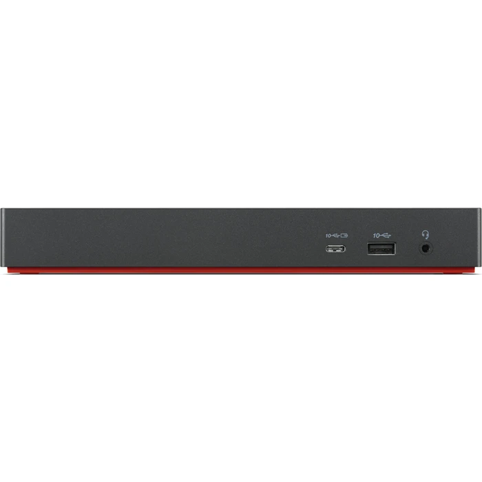 Lenovo ThinkPad USB C Docking Station with HDMI DisplayPort 4K PD Ethernet and 3 Monitor Support Black