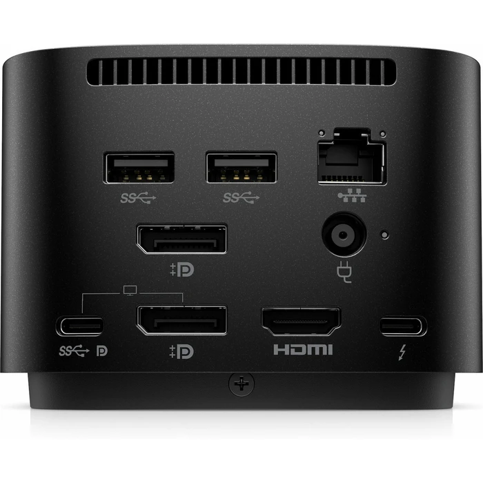 HP Metatropiaes Thunderbolt Dock 120W G4 Thunderbolt 4 Docking Station with HDMI DisplayPort 4K PD Ethernet Black