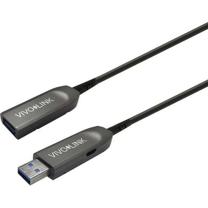 Vivolink USB-A to USB-A Cable 50 m Black