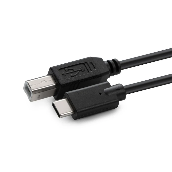 Microconnect USB-C to USB-B Cable, USB 2.0, Black, 3 m (Model USB3.1C2B3)