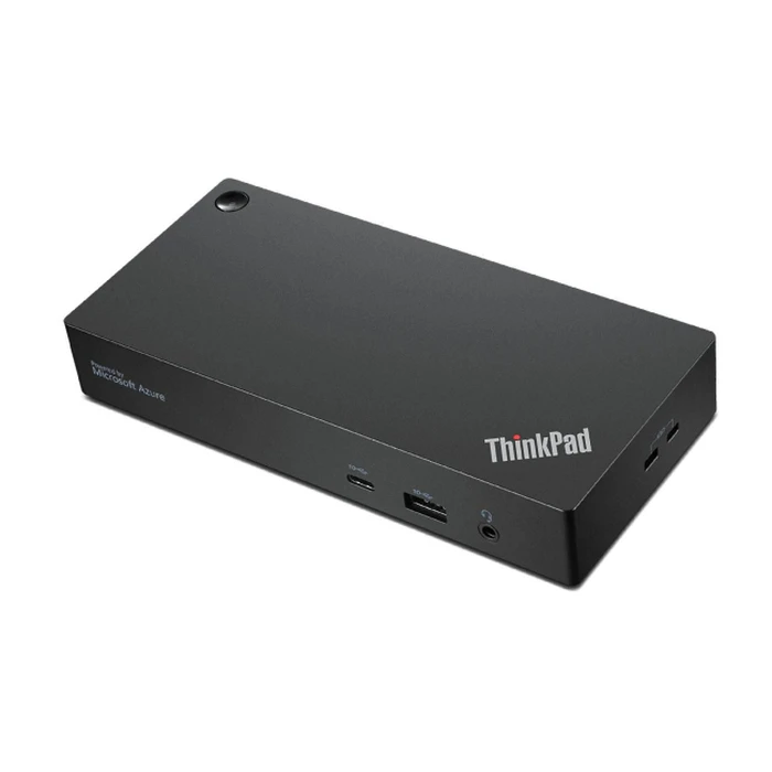 Lenovo ThinkPad Universal USB-C Docking Station with HDMI/DisplayPort 4K, Gigabit Ethernet and 3-Monitor Support, Black (MPN: 40B20135DK)