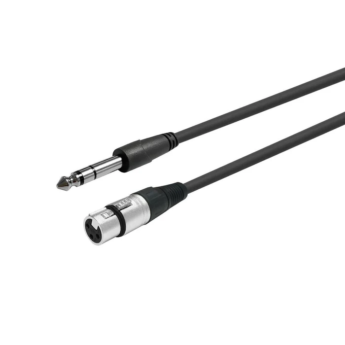 Vivolink Μετατροπέας Cable XLR female 6.3mm male Μαύρο 10m