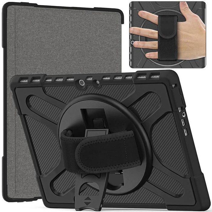 eSTUFF Flip Cover for Microsoft Surface Pro 8 Black