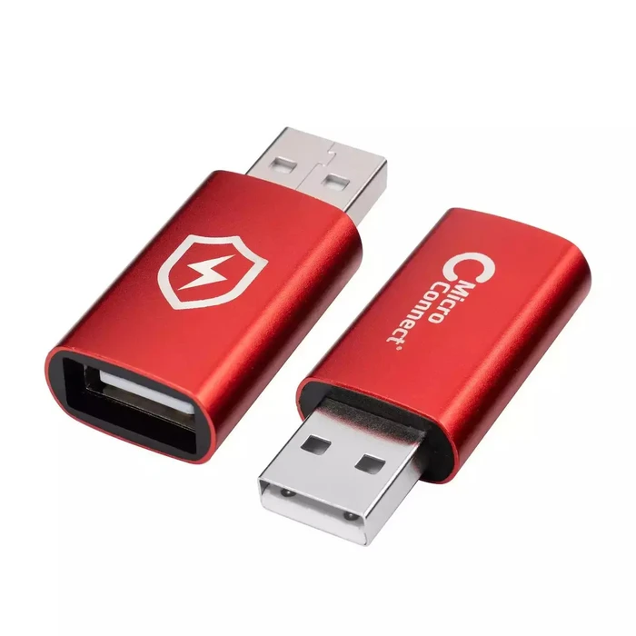 MicroConnect Μετατροπέας USB-A male σε USB-A female Κόκκινο