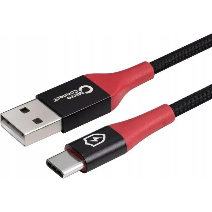 MicroConnect USB Cable USB C Male to USB A Black 1.5m
