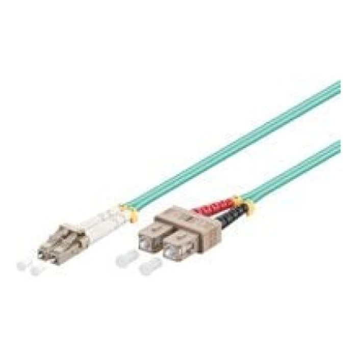 Microconnect Καλώδιο Οπτικής Ίνας LC/UPC - SC/UPC 1.5 m Τιρκουάζ (FIB4220015)