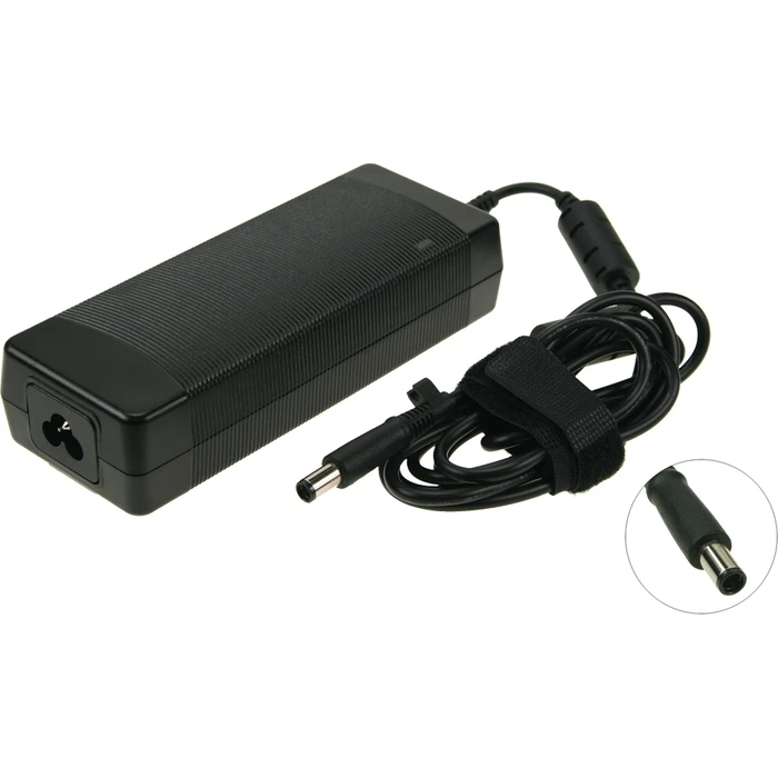 HP Laptop Charger 120W 18.5V 6.5A with Detachable Power Cord - Part 391174-001