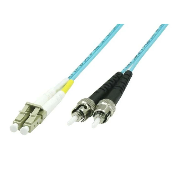 Microconnect Καλώδιο Οπτικής Ίνας LC/UPC - ST/UPC Duplex 5m Τιρκουάζ