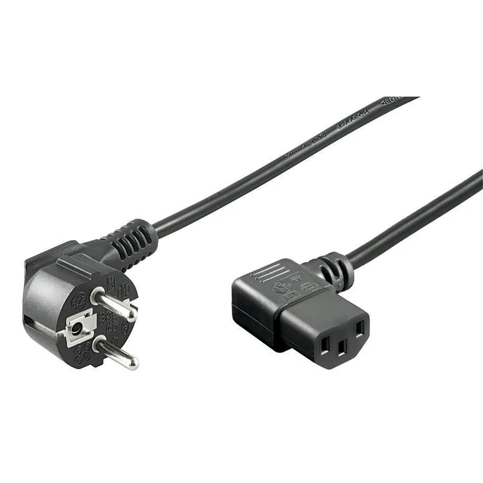 MicroConnect Καλώδια Δικτύου Schuko IEC C13 3m Μαύρο PE010530