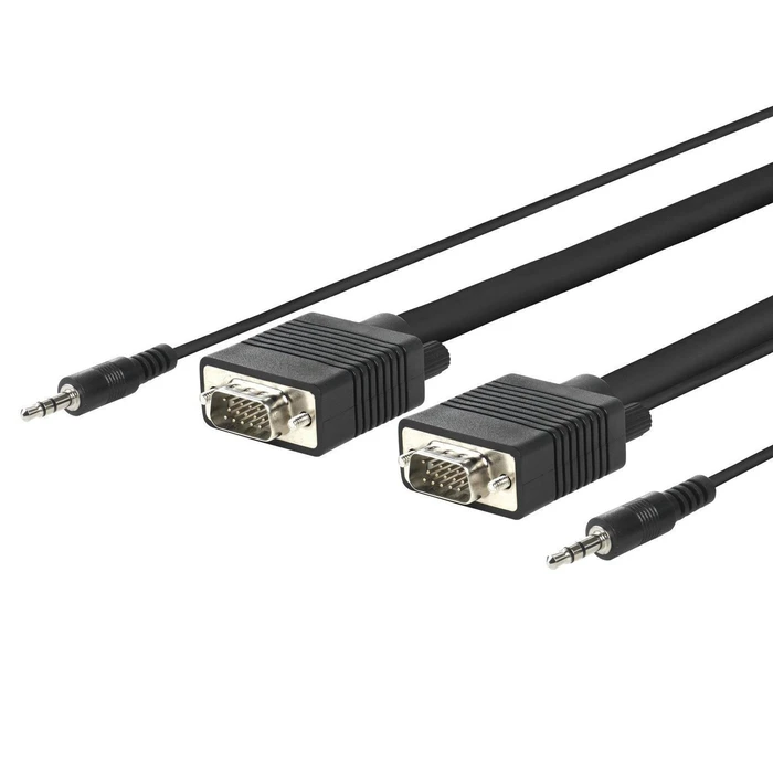 MicroConnect Μετατροπείς Αντάπτορες Καλώδιο VGA male VGA male Μαύρο 3m