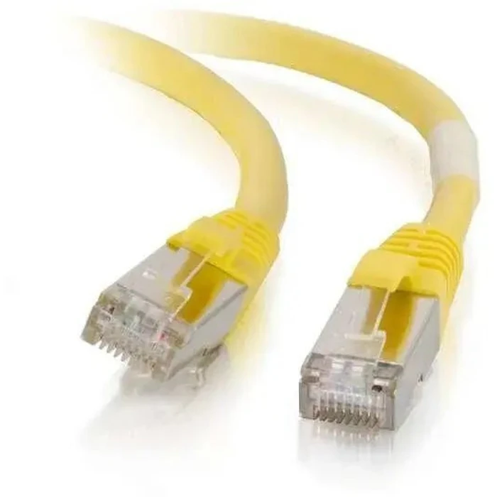 3M S/FTP Cat.6a (Gigabit) Ethernet Network Cable 3m Yellow - Mercodan 371915030