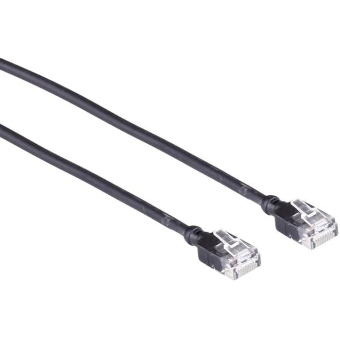 Mercodan 3M U/UTP Cat.6a Καλώδιο Δικτύου Ethernet 3m Μαύρο