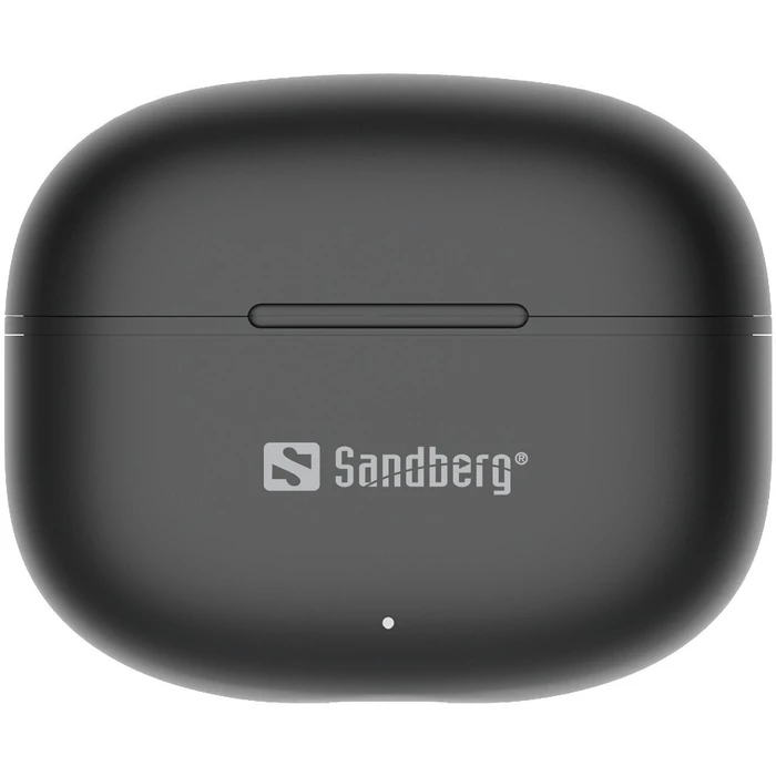 Sandberg Bluetooth Ακουστικά Play'n Go In-ear Handsfree με Θήκη Φόρτισης Μαύρα