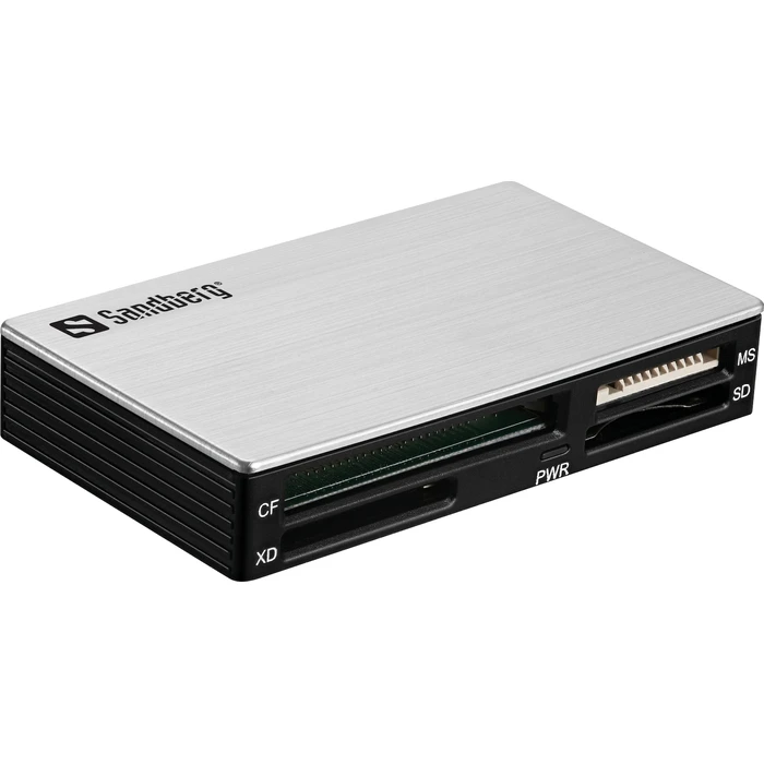 Sandberg Μετατροπέας Αναγνώστης Καρτών USB 3.0 για SD microSD MemoryStick CompactFlash xD Λευκός 133 73