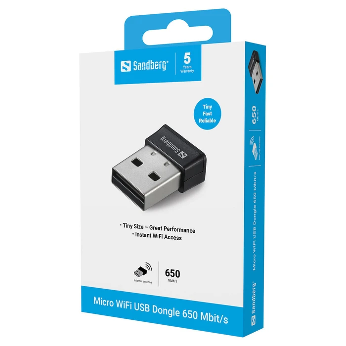 Sandberg Network Adapter Wireless USB 650Mbps
