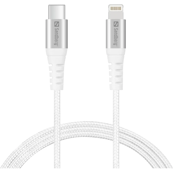 Sandberg USB Cable USB C to Lightning White 1 m