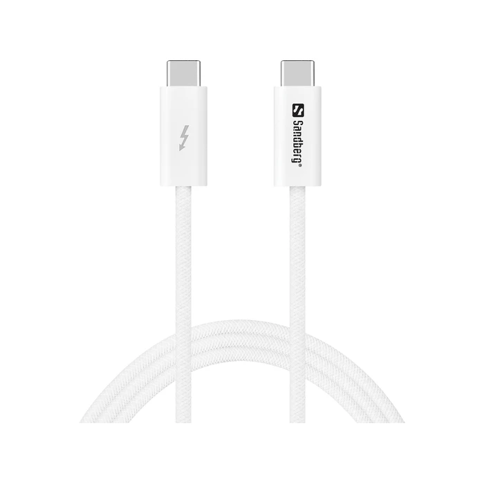 Sandberg Adapters and Converters USB 2.0 Cable USB-C male USB-C 240W PD White 1m 136-56