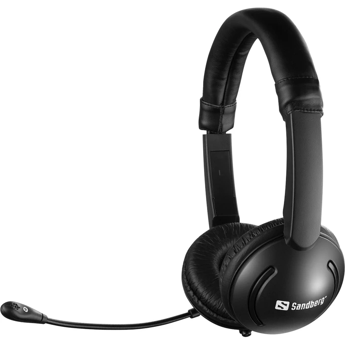 Sandberg MiniJack Headset Saver On Ear Multimedia Ακουστικά με μικρόφωνο και σύνδεση 3.5mm Jack