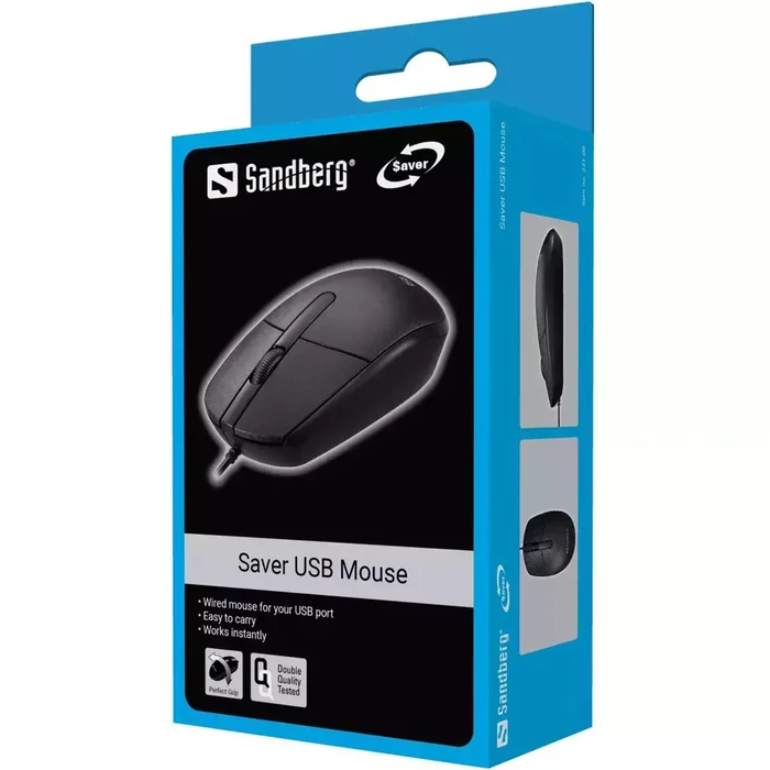 Sandberg Saver Wired Mouse Black