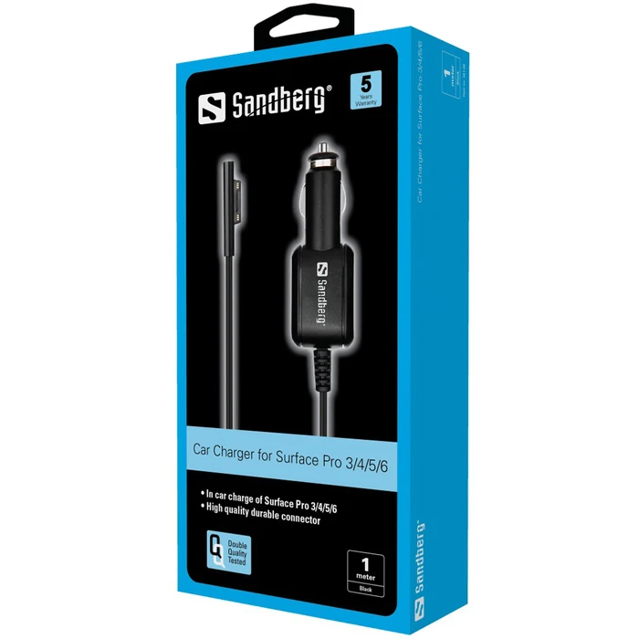 Sandberg Adapter Charger Surface Pro 3 4 Black