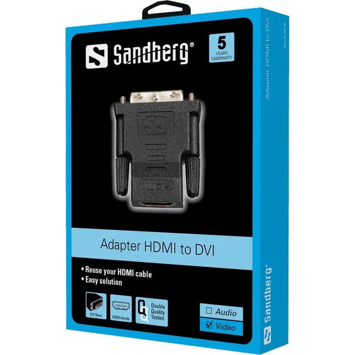 Sandberg Metatropies Antaptorres DVI-I male to HDMI female