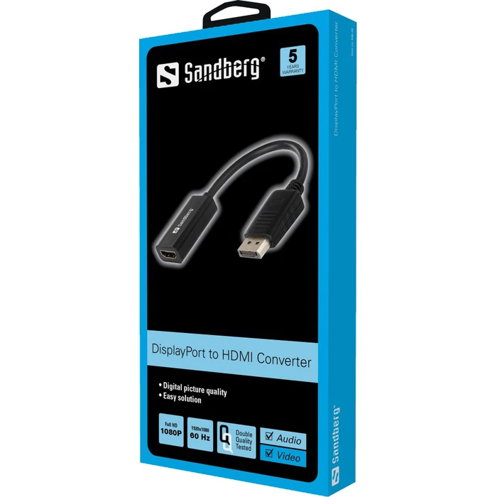 Metaforeis Sandberg DisplayPort to HDMI Adapter