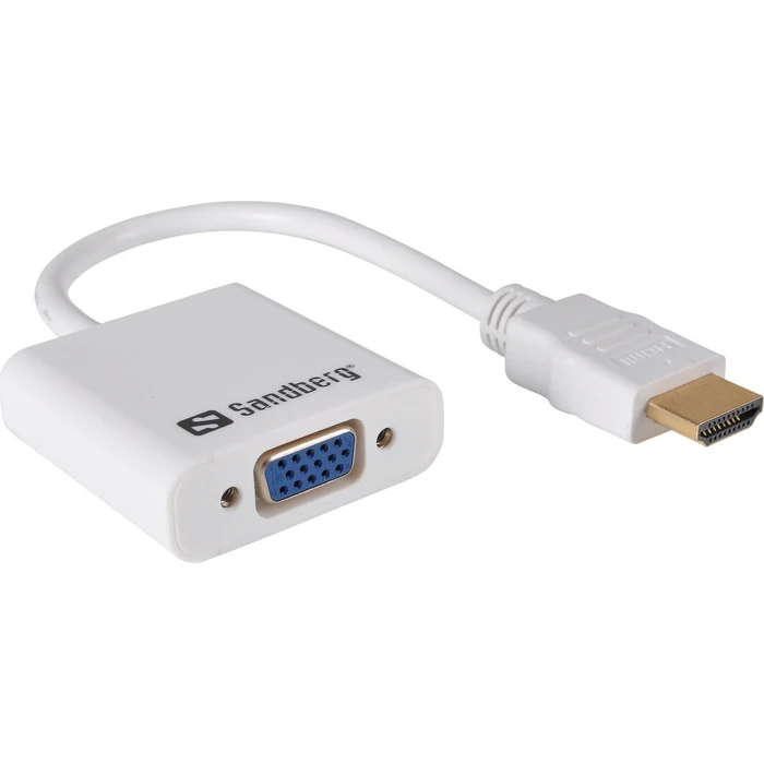 Sandberg Μετατροπέας HDMI male σε VGA female Λευκό
