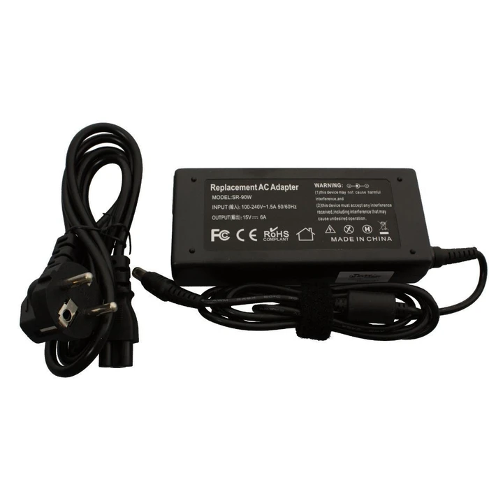 CoreParts Power Adapter Toshiba 90W 15V 6A 6.3x3.0 mm Including EU Power Cord