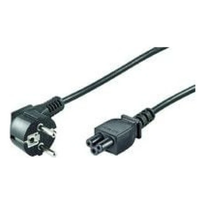 Microconnect Power Cord CEE 7/7 to IEC C5 1.8m Angled Schuko, Black