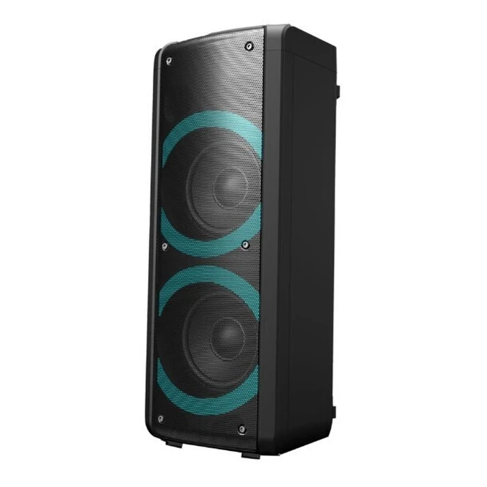 Συστήματα all-in-one Denver BPS-352 Bluetooth party speaker με USB, microSD, AUX, FM radio και 2 είσοδοι μικροφώνου, μαύρο