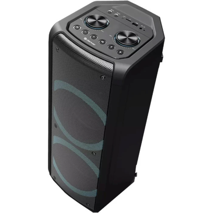 Συστήματα all-in-one Denver BPS-352 Bluetooth party speaker με USB, microSD, AUX, FM radio και 2 είσοδοι μικροφώνου, μαύρο