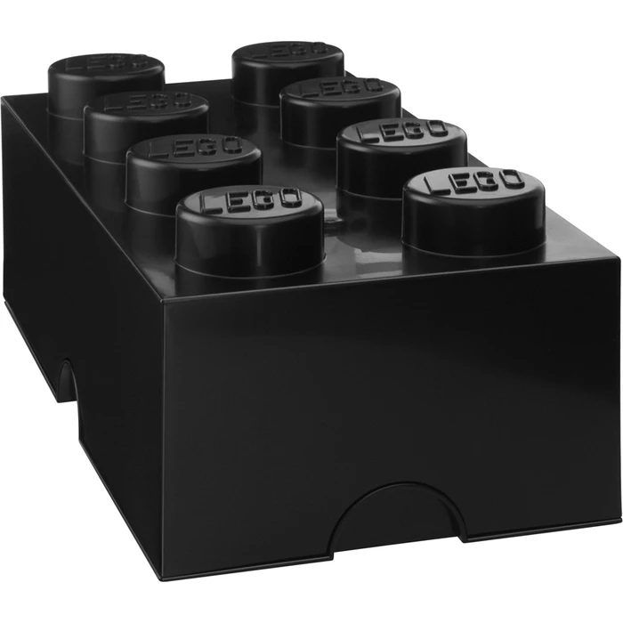 Lego Κουτί Αποθήκευσης Brick 8 - Μαύρο