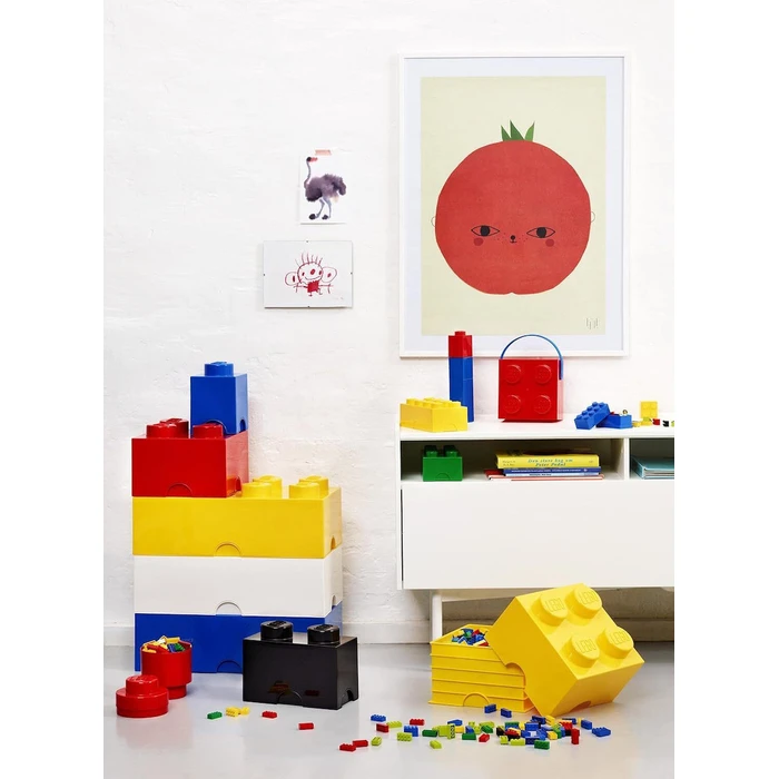 Lego Κουτί Αποθήκευσης Brick 8 - Μαύρο