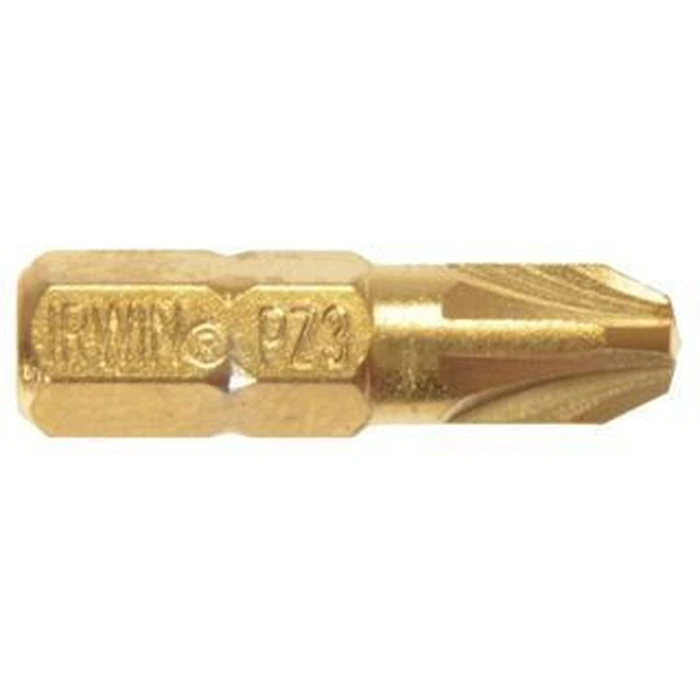 Irwin Σετ 2 Μύτες Κατσαβιδιού Pozidriv PZ2 TiN 1/4" 25mm (2 τεμάχια)