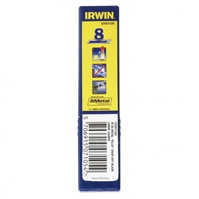 Irwin 10507104 Ανταλλακτικές Λεπίδες 18mm 50τμχ